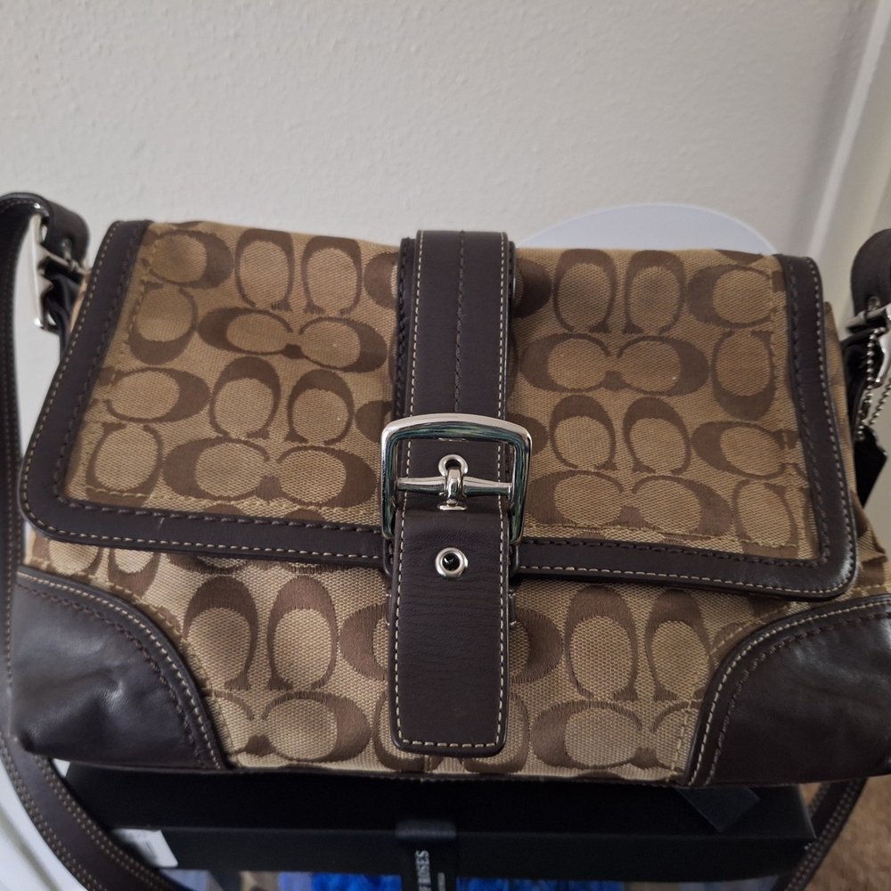 Brown Leather Crossbody Bag